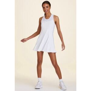 NWOT Alala Serena White Athletic Tennis Dress Size Small Racerback Activewear